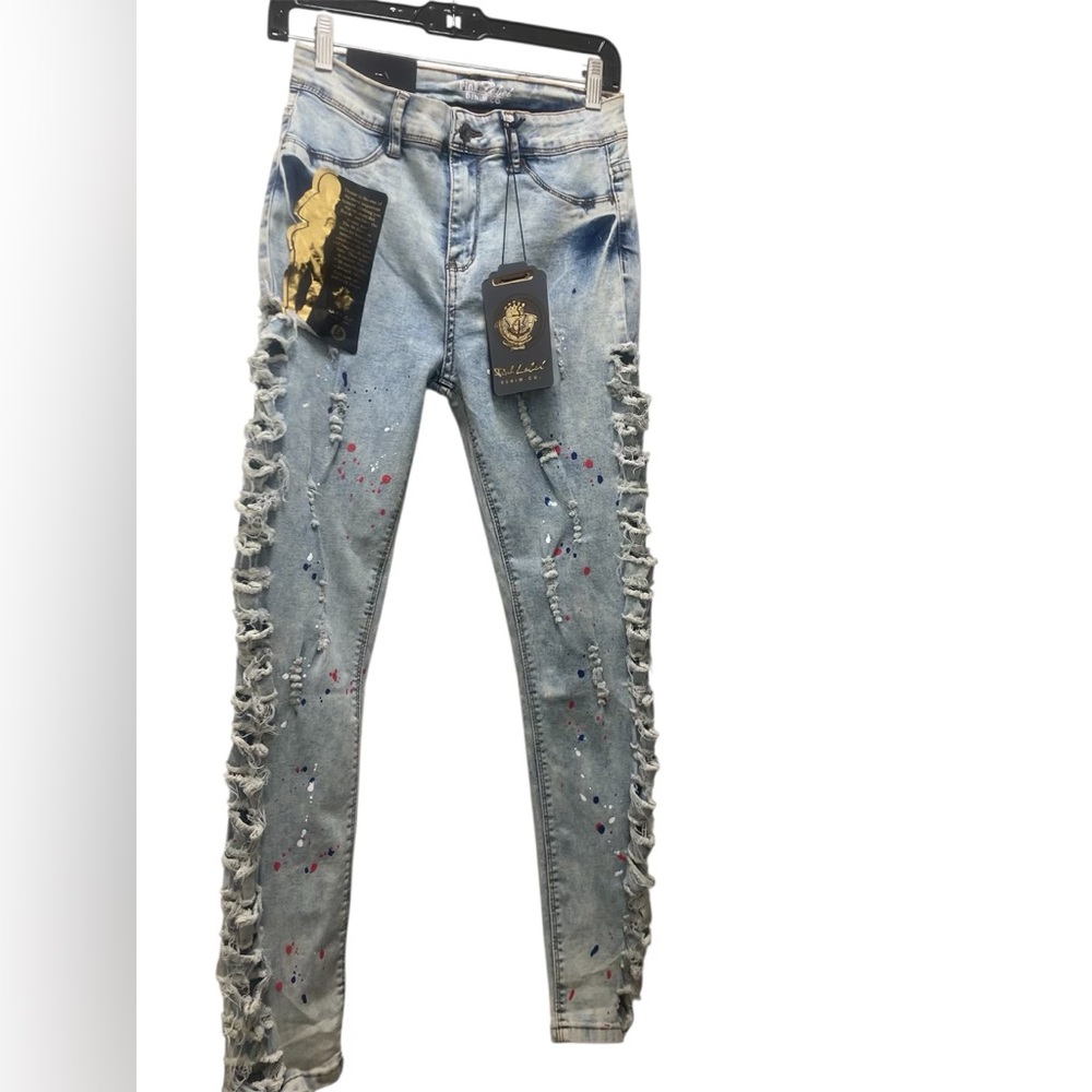 Pink Label Blue Denim Jeans